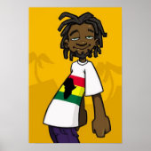 Rastafarian Poster (Voorkant)
