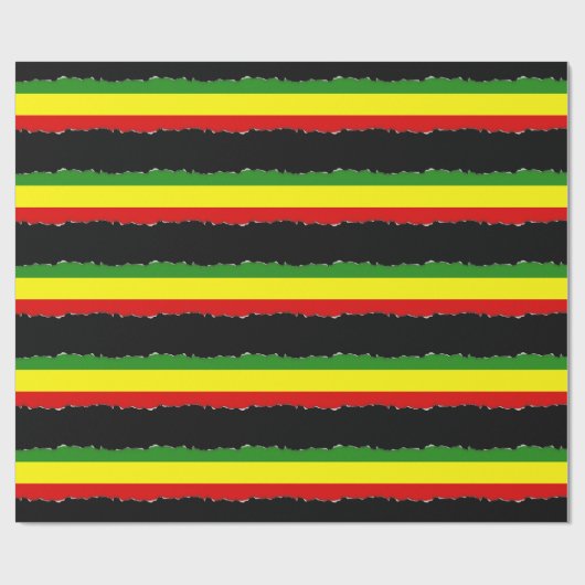 Rastafarian Pride Flag Cadeaupapier (Vlak)