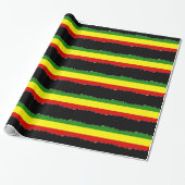 Rastafarian Pride Flag Cadeaupapier (Uitgerold)