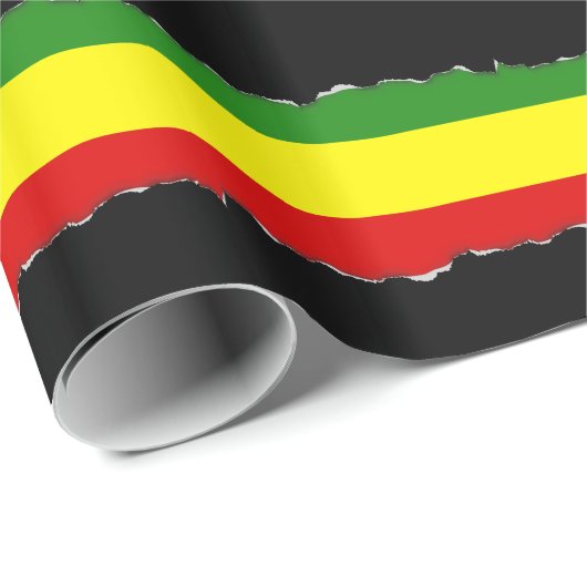 Rastafarian Pride Flag Cadeaupapier (Rol Hoek)