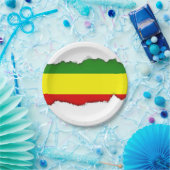 Rastafarian Pride Flag Papieren Bordje (Feest)