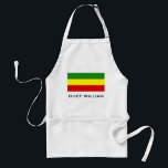 Rastafarian Pride Flag Standaard Schort<br><div class="desc">Show van je trots in de idealen van Rastafarianisme.  Dit artikel is voorzien van de prachtige Rastafari vlag.</div>