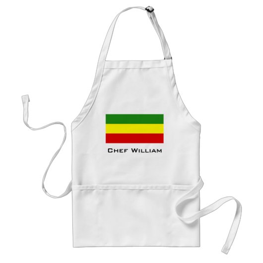Rastafarian Pride Flag Standaard Schort (Voorkant)