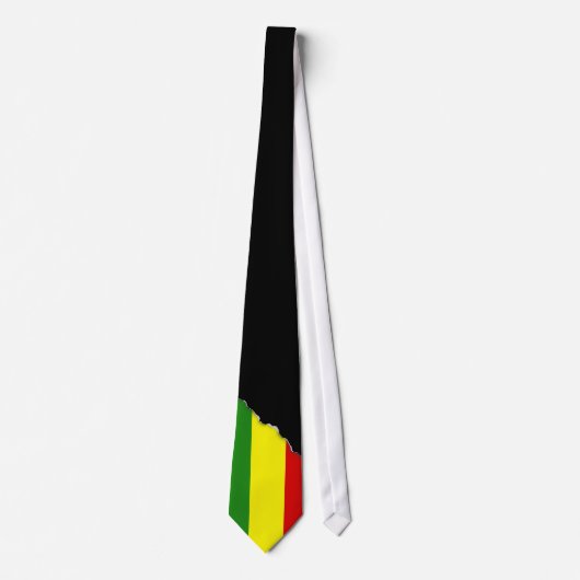 Rastafarian Pride Flag Stropdas (Voorkant)