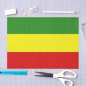Rastafarian Pride Flag Tissuepapier (Craft)
