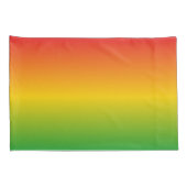 Rastafarian Rasta Rood Goud en Groen Vervaagd Kussensloop (Achterkant-Rechts)