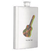 Rastafarian Reggae Guitar Jamaicaanse Vlag Flacon (Rechts)