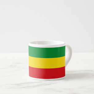 Rastafarian Vlag Rasta Ethiopisch Espresso Kop