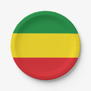 Rastafarian Vlag Rasta Ethiopisch Papieren Bordje