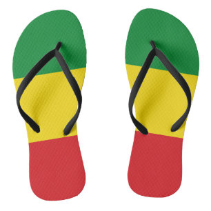 Rastafarian Vlag Rasta Ethiopisch Teenslippers