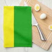 rastaferische vlag dowel jamaica religie theedoek (Quarter Fold)