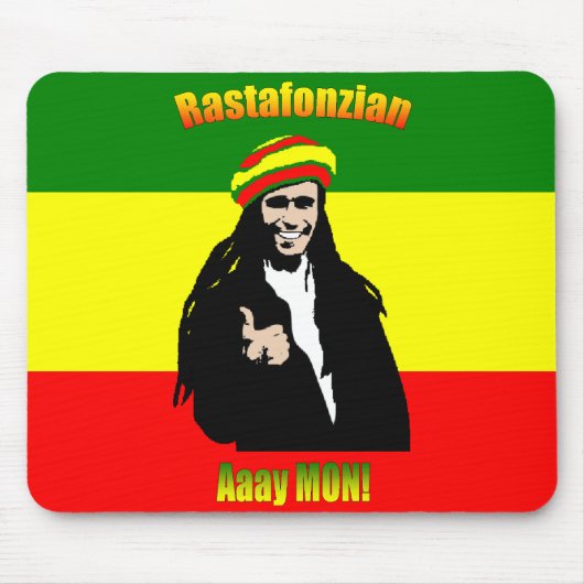 Rastafonzian Mousepad Muismat (Voorkant)