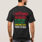 RASTAMAN DECEPTION Basic Donker T-shirt (Achterkant)