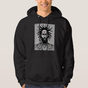 Rastaman Reggae Dub Jah Rasta design Premium_8 Hoodie