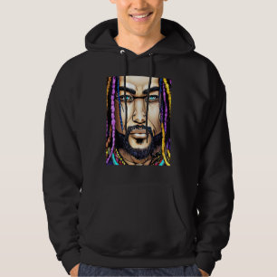 Rastaman Reggae Dub Jah Rasta-ontwerp Hoodie