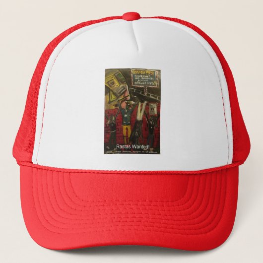 Rastamannen gezocht trucker pet (Voorkant)