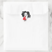 Rastamanpop Ronde Sticker (Tas)