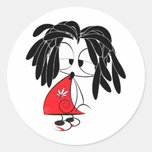 Rastamanpop Ronde Sticker