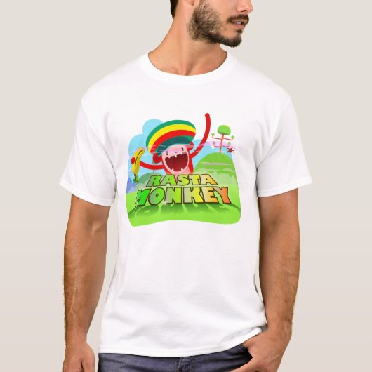RastaMonkey Tshirt (Voorkant)