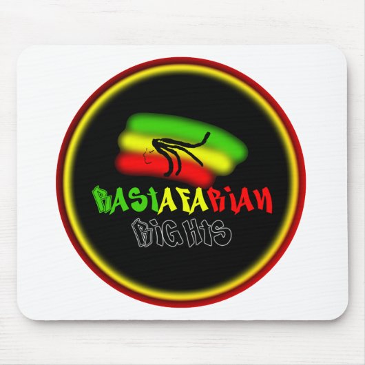 Rastarfarian Rights Logo Muismat (Voorkant)