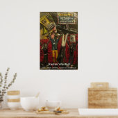 Rastas Gezocht Poster (Keuken)