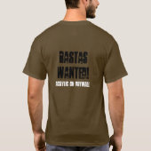 Rastas Gezocht T-shirt (Achterkant)