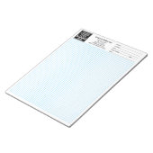 Raster 5 vierkantjes per inch - Logo voor het calc Notitieblok (Schuin)