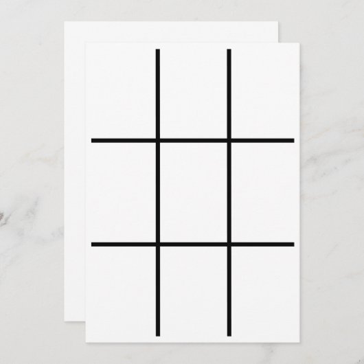 Raster 5x7 Kaart (Voorkant / Achterkant)