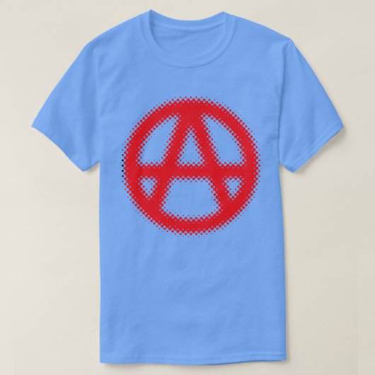 Raster Anarchy Sign T-shirt (Design voorkant)