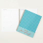 Raster en sterren Gingham Patroon 2 Planner (Display)