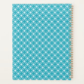 Raster en sterren Gingham Patroon 2 Planner (Achterkant)