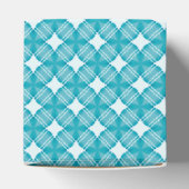 Raster en sterren Gingham Pattern Bedankdoosjes (Bovenkant)