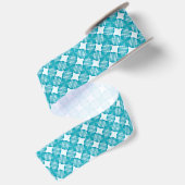 Raster en sterren Gingham Pattern Satijnen Lint (Achterkant)