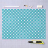 Raster en sterren Gingham Pattern Tissuepapier (Craft)