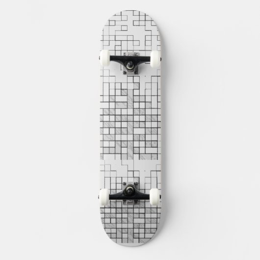 Raster Geblokkeerd Persoonlijk Skateboard (Voorkant)
