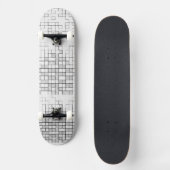 Raster Geblokkeerd Persoonlijk Skateboard (Voorkant)