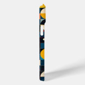 Raster met cirkelvariaties en stippen Case-Mate iPhone case (Achterkant / Rechts)