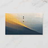 Raster met vormen en stippen visitekaartje (Achterkant)