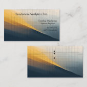 Raster met vormen en stippen visitekaartje (Voorkant / Achterkant)