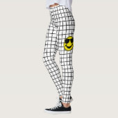 Raster naadloos patroon zwart + cool leggings (Links)
