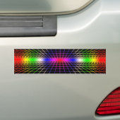 Raster naar omgeving bumpersticker (Op auto)