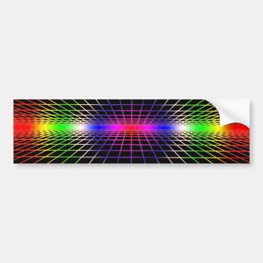Raster naar omgeving bumpersticker (Voorkant)