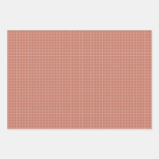 Raster-omlooppapier in Blush Inpakpapier Vel (Voorkant 2)