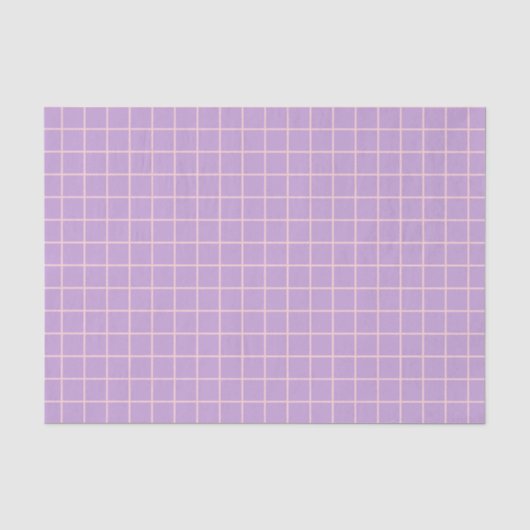 Raster Roze en Lavendel Tissuepapier (Voorkant)