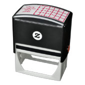 Raster Table Editable Box Personated Kantoor Zelfinktende Stempel (Product)