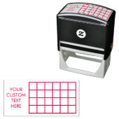 Raster Table Editable Box Personated Kantoor Zelfinktende Stempel (In situ)