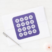 Raster van Antahkaranas -Antahkarana plein -mannel Vierkante Sticker (Envelop)