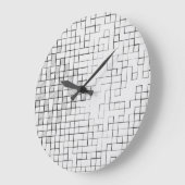 Raster Vergrendeld 10,75 inch wandklok (Hoek)