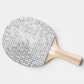 Raster vergrendeld Ping Pong Bat Tafeltennisbatje (Zijkant)