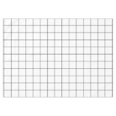 Raster Zwart en Wit Tafelkleed (Voorkant (Horizontaal))